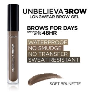 L'Oreal Paris Unbelieva-Brow Longwear Waterproof Tinted Brow Gel, Blonde - Image 19