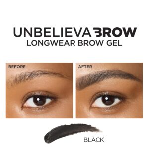 L'Oreal Paris Unbelieva-Brow Longwear Waterproof Tinted Brow Gel, Blonde - Image 96