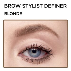 L'Oreal Paris Brow Stylist Definer Waterproof Eyebrow Mechanical Pencil, Blonde - Image 6