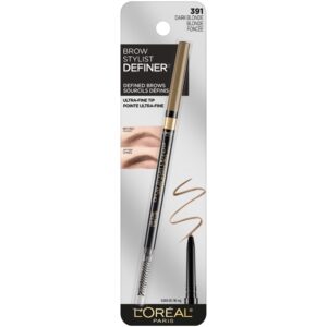 L'Oreal Paris Brow Stylist Definer Waterproof Eyebrow Mechanical Pencil, Blonde - Image 74