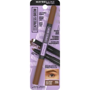 Maybelline Express Brow 2-In-1 Pencil and Powder Eyebrow Makeup, Deep Brown - Image 13