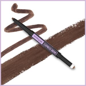 Maybelline Express Brow 2-In-1 Pencil and Powder Eyebrow Makeup, Deep Brown - Image 14