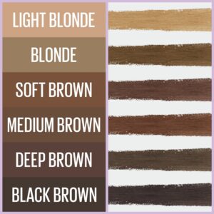Maybelline Express Brow 2-In-1 Pencil and Powder Eyebrow Makeup, Deep Brown - Image 18