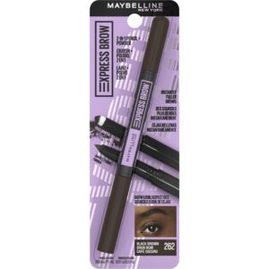Maybelline Express Brow 2-In-1 Pencil and Powder Eyebrow Makeup, Deep Brown - Image 21
