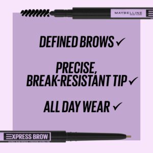 Maybelline Express Brow Ultra Slim Pencil Eyebrow Makeup, Deep Brown - Image 16