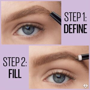 Maybelline Express Brow 2-In-1 Pencil and Powder Eyebrow Makeup, Deep Brown - Image 24