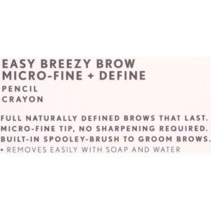 COVERGIRL Easy Breezy Brow Micro-Fine + Define Pencil, 710 Soft Brown, 0.003 oz - Image 3