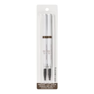 e.l.f. Instant Lift Brow Pencil - 2 Pack, Neutral Brown - Image 8