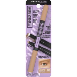 Maybelline Express Brow 2-In-1 Pencil and Powder Eyebrow Makeup, Deep Brown - Image 37