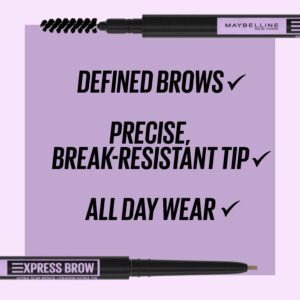 Maybelline Express Brow Ultra Slim Pencil Eyebrow Makeup, Deep Brown - Image 32
