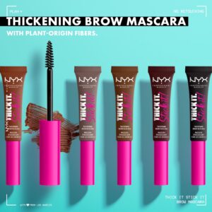 NYX Professional Makeup Thick It Stick It Thickening Brow Gel, Taupe - Image 5