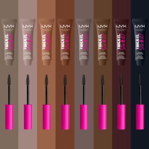 NYX Professional Makeup Thick It Stick It Thickening Brow Gel, Taupe - Image 6