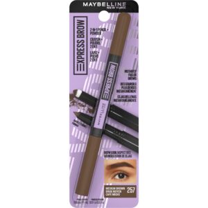 Maybelline Express Brow 2-In-1 Pencil and Powder Eyebrow Makeup, Deep Brown - Image 44