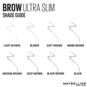 Maybelline Express Brow Ultra Slim Pencil Eyebrow Makeup, Deep Brown - Image 44