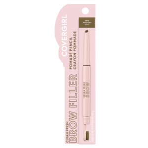 COVERGIRL Clean Fresh Brow Filler Pomade Pencil, Soft Brown 400, .007 oz - Image 3