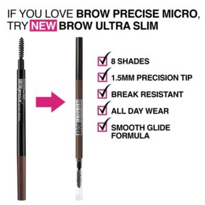 Maybelline Express Brow Ultra Slim Pencil Eyebrow Makeup, Deep Brown - Image 50
