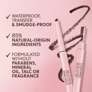 COVERGIRL Clean Fresh Brow Filler Pomade Pencil, Soft Brown 400, .007 oz - Image 8