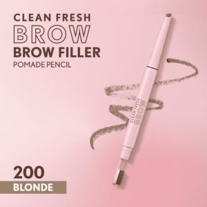 COVERGIRL Clean Fresh Brow Filler Pomade Pencil, Soft Brown 400, .007 oz - Image 15