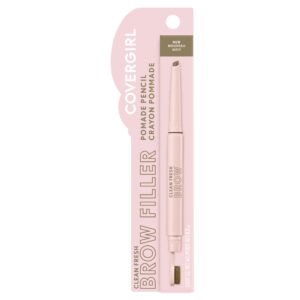 COVERGIRL Clean Fresh Brow Filler Pomade Pencil, Soft Brown 400, .007 oz - Image 16