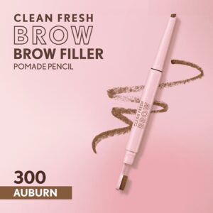 COVERGIRL Clean Fresh Brow Filler Pomade Pencil, Soft Brown 400, .007 oz - Image 19