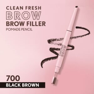 COVERGIRL Clean Fresh Brow Filler Pomade Pencil, Soft Brown 400, .007 oz - Image 31