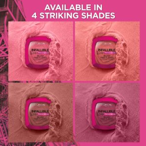 L'Oréal Paris Infallible Blush, Soft Matte Finish, Up to 24H, Confident Pink, 0.31 oz - Image 28