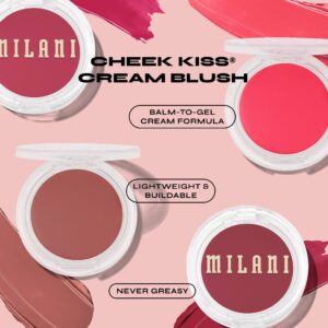 Milani Cheek Kiss Cream Blush, Nude Kiss - Image 7