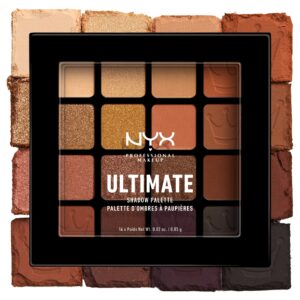 NYX Professional Makeup Ultimate Eyeshadow Palette, Ultimate Queen, 16 colors - Image 4