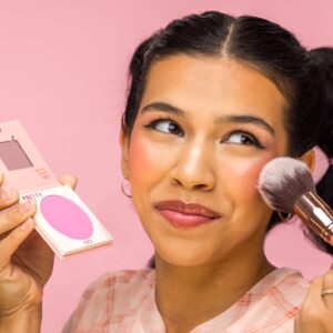 Pretty Smart All-in-one Face Palette 060, Light Neutral Photo Blur Perfect Finish, Hermosa Too Talc-Free Bronzer, Goddess Extra Pretty Pressed Blush, 8g - Image 6