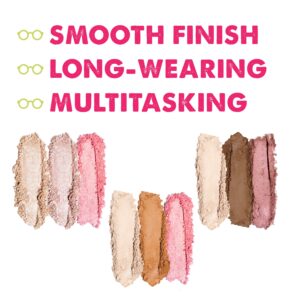 Pretty Smart All-in-one Face Palette 060, Light Neutral Photo Blur Perfect Finish, Hermosa Too Talc-Free Bronzer, Goddess Extra Pretty Pressed Blush, 8g - Image 9