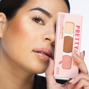 Pretty Smart All-in-one Face Palette 060, Light Neutral Photo Blur Perfect Finish, Hermosa Too Talc-Free Bronzer, Goddess Extra Pretty Pressed Blush, 8g - Image 18