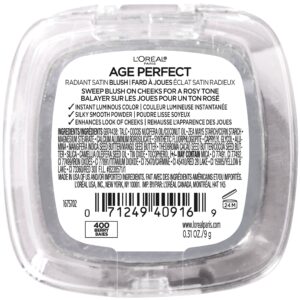 L'Oreal Paris Age Perfect Radiant Satin Blush with Camellia Oil, Peony, 0.31 oz. - Image 12