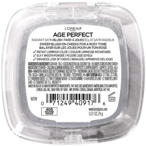 L'Oreal Paris Age Perfect Radiant Satin Blush with Camellia Oil, Peony, 0.31 oz. - Image 30