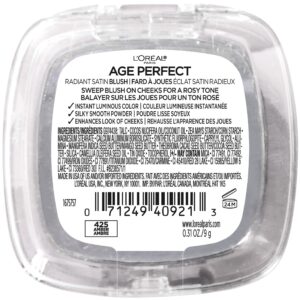 L'Oreal Paris Age Perfect Radiant Satin Blush with Camellia Oil, Peony, 0.31 oz. - Image 48