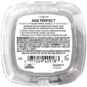 L'Oreal Paris Age Perfect Radiant Satin Blush with Camellia Oil, Peony, 0.31 oz. - Image 50