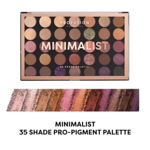 Profusion Cosmetics 35 Shade Eyeshadow Palette - Minimalist - Image 7
