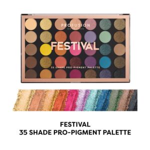 Profusion Cosmetics 35 Shade Eyeshadow Palette - Minimalist - Image 14