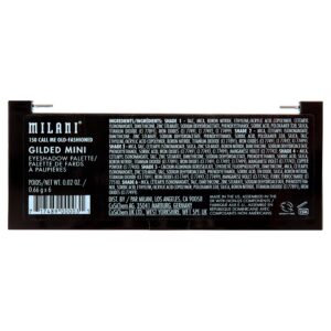 Milani Gilded Mini Eyeshadow Palette, Whiskey Business - Image 12