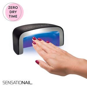 SensatioNail LED Gel Nail Polish Lamp (Black), 15 & 30 Second Timers - Image 6