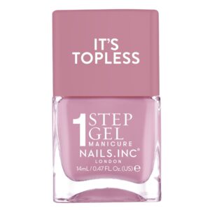 Nails.INC, It's Topless Gel Nail Polish, 4-in-1 Base Coat, Treatment, Color & Top Coat, Olivia, Magenta Creme, 0.47oz - Image 10