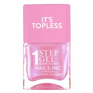 Nails.INC, It's Topless Gel Nail Polish, 4-in-1 Base Coat, Treatment, Color & Top Coat, Olivia, Magenta Creme, 0.47oz - Image 20
