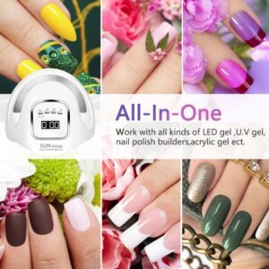 DEISNGB UV LED Nail Lamp, Nail dryer, 280W Fast UV Light for Nails Gel Polish, Professional Curing with 4 Timer Setting Auto Sensor, LED Gel Nail Dryer for Fingernail and Toenail Home Salon Use - Image 10