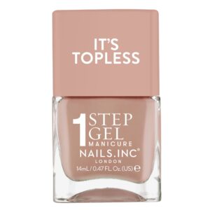 Nails.INC, It's Topless Gel Nail Polish, 4-in-1 Base Coat, Treatment, Color & Top Coat, Olivia, Magenta Creme, 0.47oz - Image 29