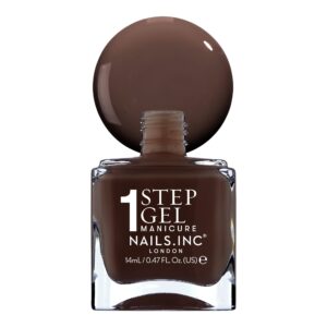 Nails.INC, It's Topless Gel Nail Polish, 4-in-1 Base Coat, Treatment, Color & Top Coat, Olivia, Magenta Creme, 0.47oz - Image 43