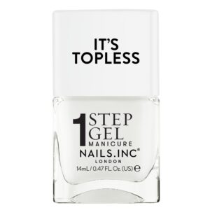 Nails.INC, It's Topless Gel Nail Polish, 4-in-1 Base Coat, Treatment, Color & Top Coat, Olivia, Magenta Creme, 0.47oz - Image 78