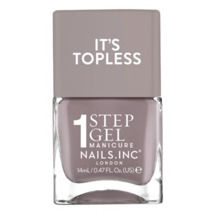 Nails.INC, It's Topless Gel Nail Polish, 4-in-1 Base Coat, Treatment, Color & Top Coat, Olivia, Magenta Creme, 0.47oz - Image 100
