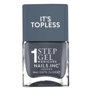 Nails.INC, It's Topless Gel Nail Polish, 4-in-1 Base Coat, Treatment, Color & Top Coat, Olivia, Magenta Creme, 0.47oz - Image 107