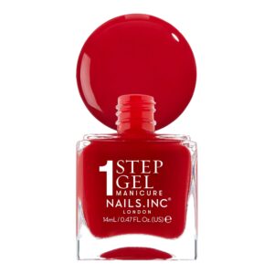 Nails.INC, It's Topless Gel Nail Polish, 4-in-1 Base Coat, Treatment, Color & Top Coat, Olivia, Magenta Creme, 0.47oz - Image 128