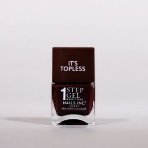 Nails.INC, It's Topless Gel Nail Polish, 4-in-1 Base Coat, Treatment, Color & Top Coat, Olivia, Magenta Creme, 0.47oz - Image 138