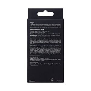 KISS Masterpiece, Press On Nails, Perfection, Black, Medium Almond, 30 Count - Image 7